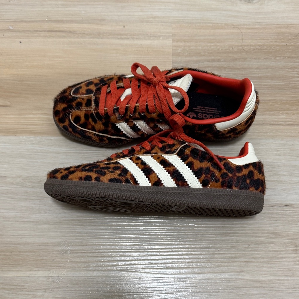 Adidas Samba OG Leopard Print Sneakers - Picture 3 of 6
